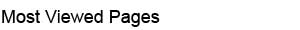 most viewed pages